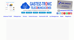 Desktop Screenshot of gasteiz-tronic.com